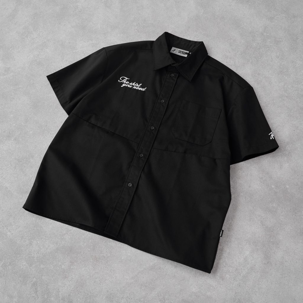  TSUN Oversize Shirt - Black 