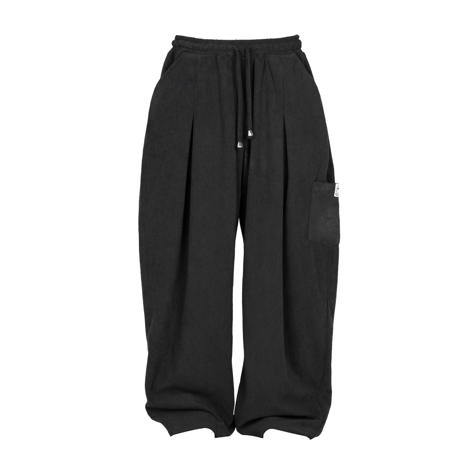 TSUN Corduroy Baggy Pants Dark Blue – tsunsg