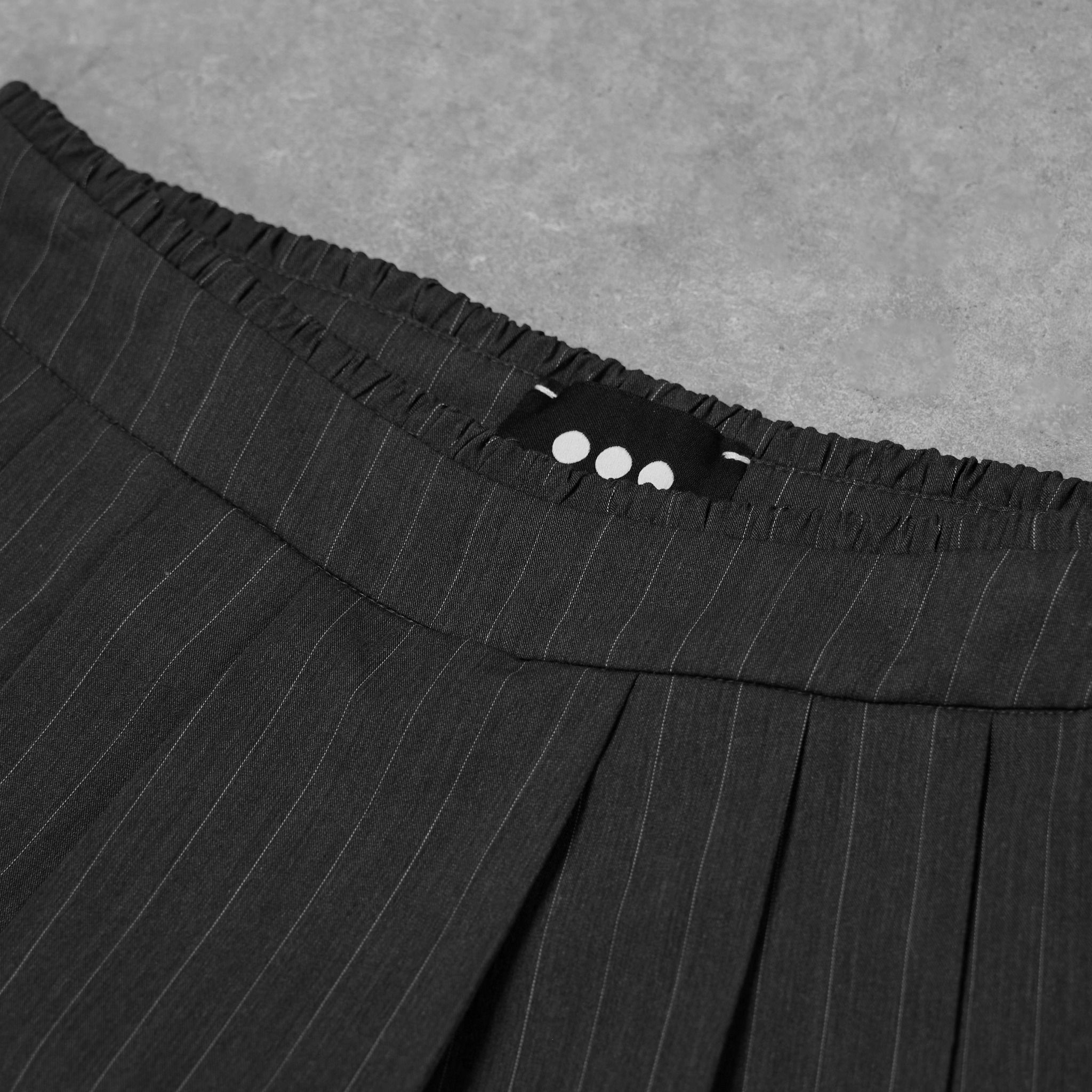  TSUN Pencil Stripe Mini Skirt - Grey 