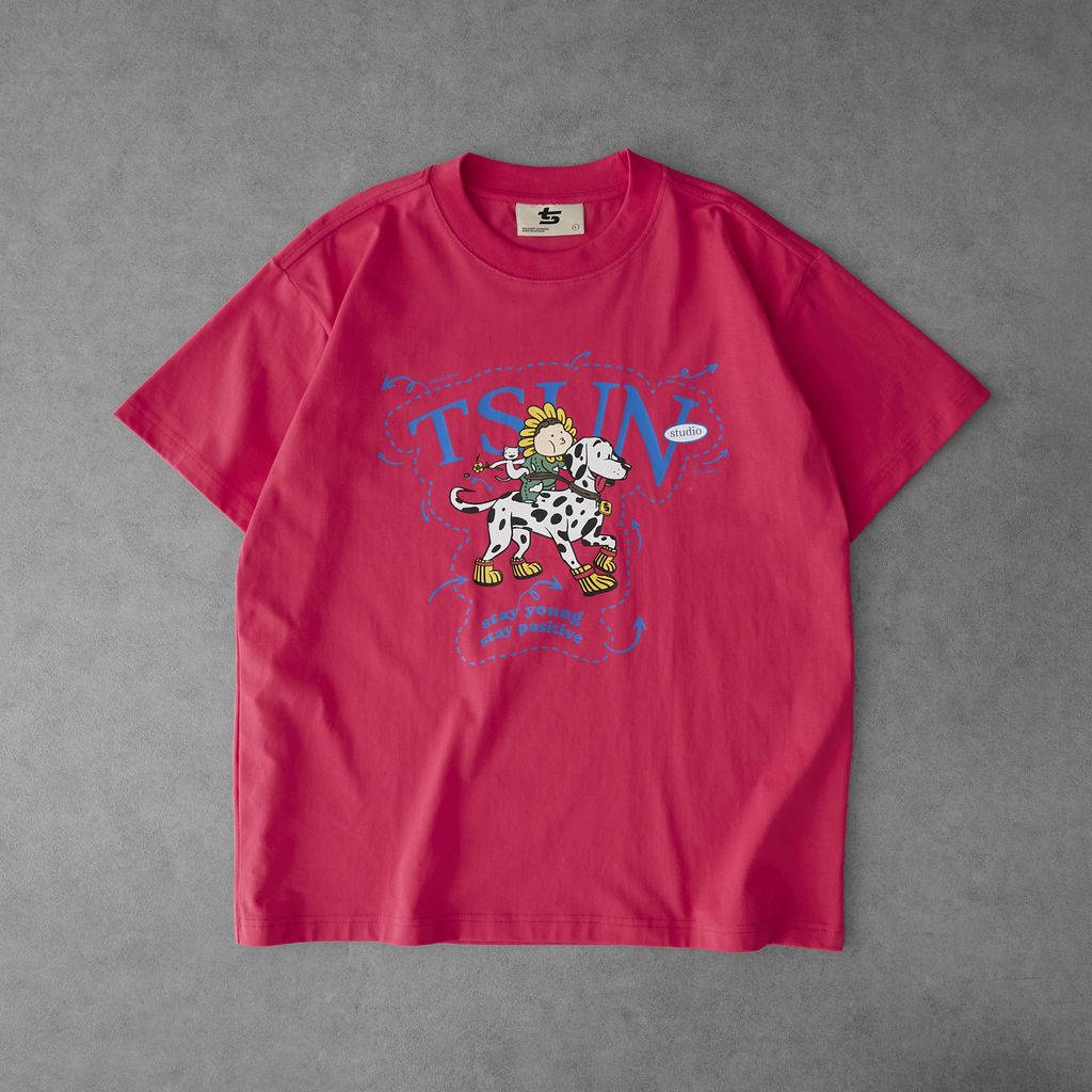  TSUN Dalmatian Tee - Pink 