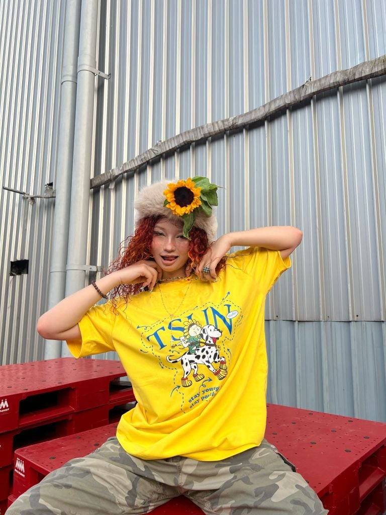  TSUN Dalmatian Tee - Yellow 