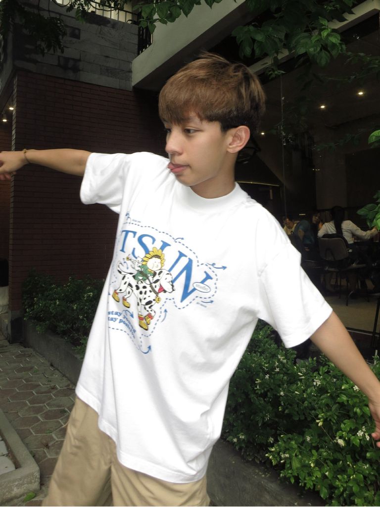  TSUN Dalmatian Tee - White 