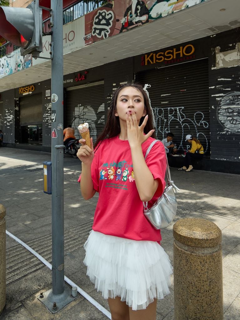 TSUN Mascot Gang Tee - Pink 