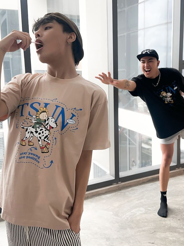  TSUN Dalmatian Tee - Beige 