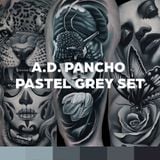 A.D. Pancho Pastel Grey Set 6 Chai