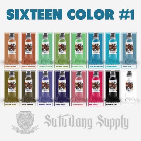 SET 16 COLOR #1 - 1OZ