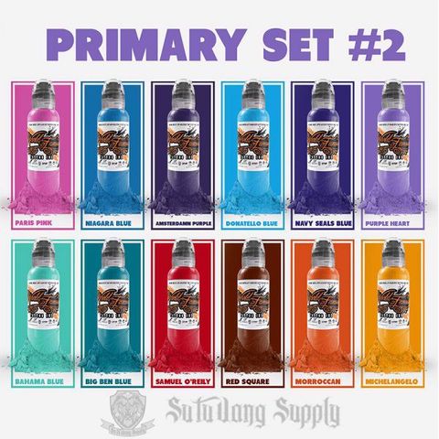 PRIMARY #2 SET 12 COLOR – 1OZ