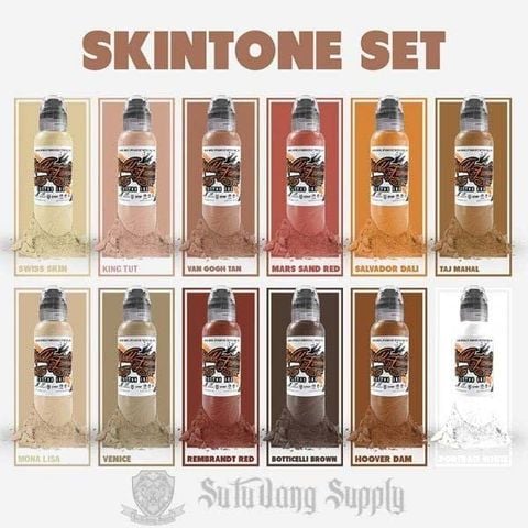 Set 12 Màu Da Skintone  - 1oz