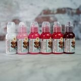 Melek Tastekin Pink Neon Effect Series Set 6 Màu