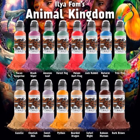 ILYA FOMS ANIMAL KINGDOM SET 16 COLOR - 1OZ