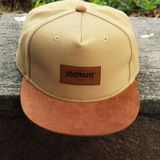 SNAPBACK HAT – KHAKI SUEDE