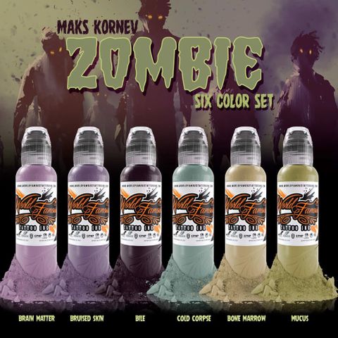 MAKS KORNEV'S ZOMBIE COLOR SET 6 COLOR