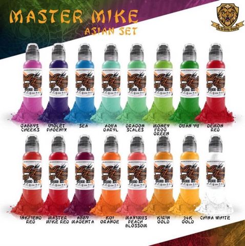 MASTER MIKE ASIAN SET 16 COLOR - 1OZ