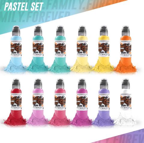 PASTEL SET 12 COLOR - 1OZ