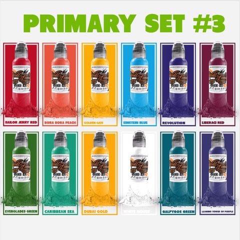 PRIMARY #3 SET 12 COLOR – 1OZ