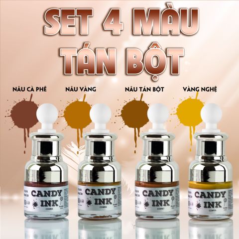 Set 4 Màu Tán Bột