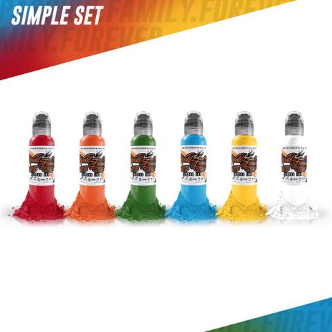 SIMPLE SET 6 COLOR - 1OZ