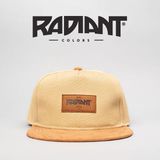 Mũ Snapback – Khaki Suede