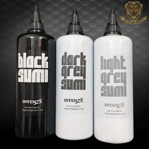 Black & Grey Sumi 12oz (Set 3 Chai)