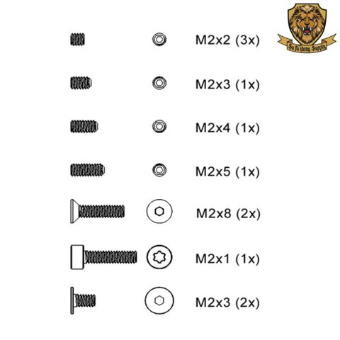 No 262 - Screw Kit Scorpion X2