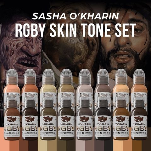 Sasha O'Kharin RGBY Skin Tone Set 16 Màu