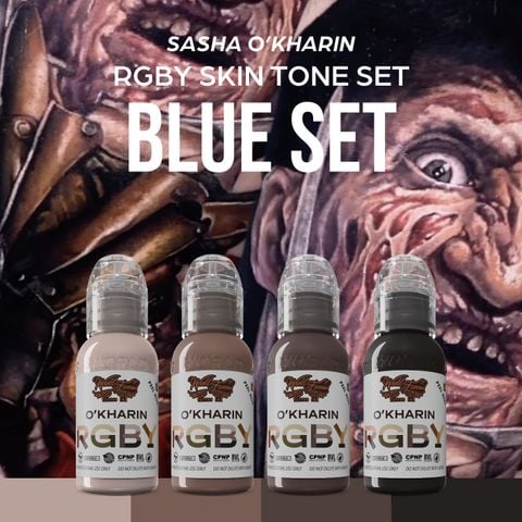 Sasha O'Kharin RGBY Blue Set - Set 4 màu