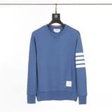  Áo Sweater nam nữ form rộng dáng Unisex Thom Browne 015 chất liệu len bông thiết kế tay áo kẻ 4 sọc cao cấp 