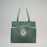  Túi Đeo Vai LULULEMON DAILY MULTI POCKET CANVAS TOTE 20L LOGO Thời Trang Sang Chảnh 