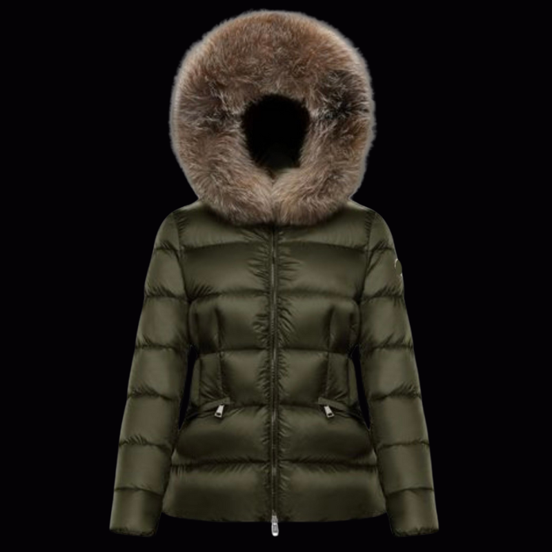  Áo khoác lông vũ mangto cổ lông dáng dài MONCLER nữ⚡️ [ HÀNG XUẤT DƯ ] [CAO CẤP] 