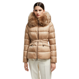  Áo Khoác Cổ Lông Nữ MONCLER BOED SHORT DOWN 