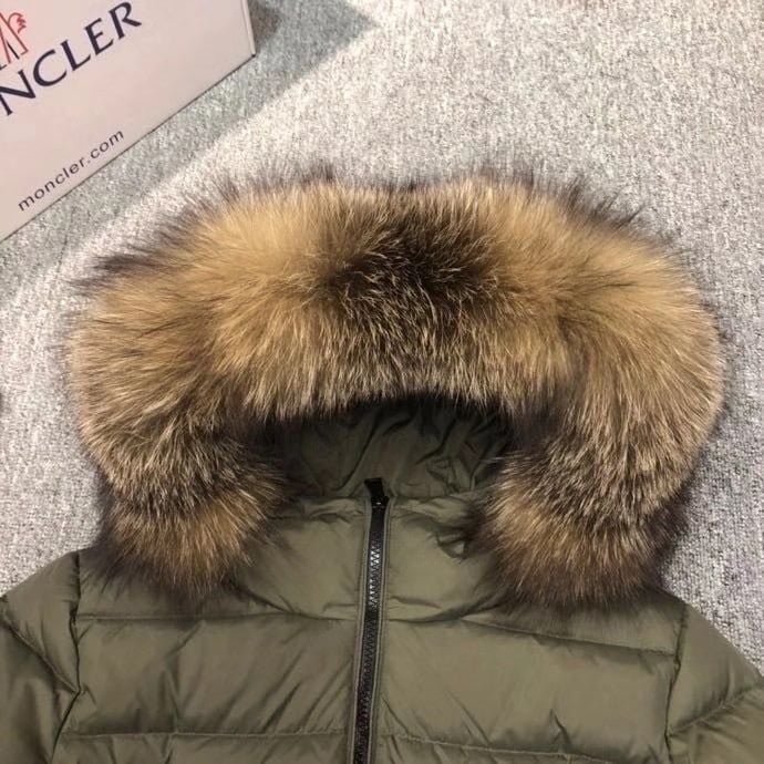  Áo Khoác Lông Vũ Nữ Moncler Nón Lông 