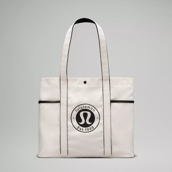  Túi Đeo Vai LULULEMON DAILY MULTI POCKET CANVAS TOTE 20L LOGO Thời Trang Sang Chảnh 