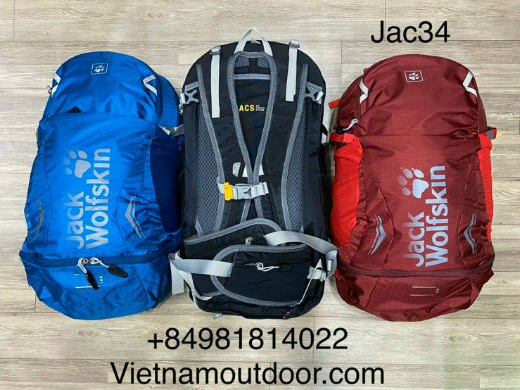  ⚡️ [ HÀNG XUẤT DƯ ]  Balo Jack Wolfskin Moab Jam 34 model 2021 