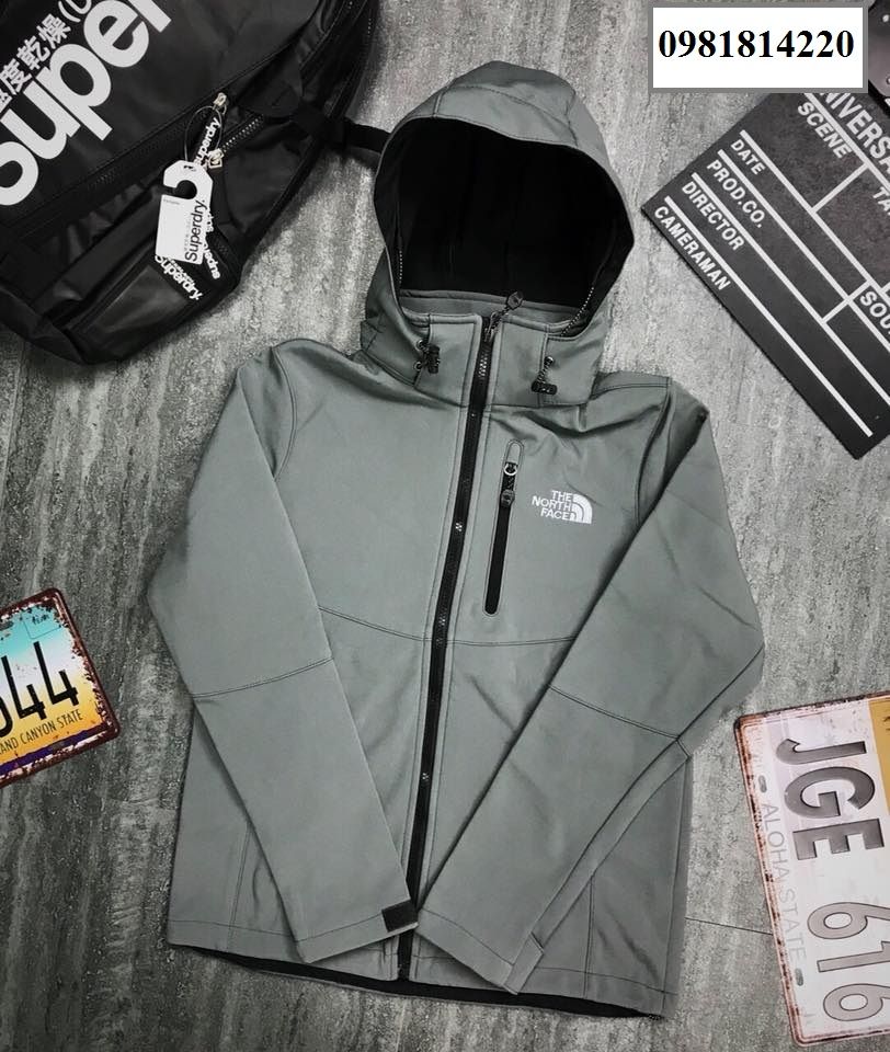  Áo khoác nữ The North Face Softshell Áo gió nữ mặt trong lót nỉ cực ấm áp đẹp cản gió chống nước tuyệt đối 