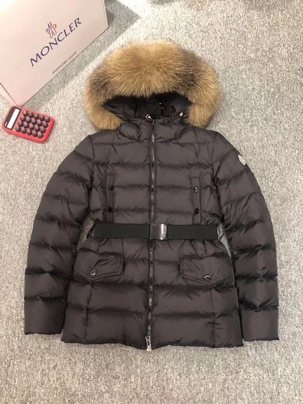  Áo Khoác Lông Vũ Nữ Moncler Nón Lông 