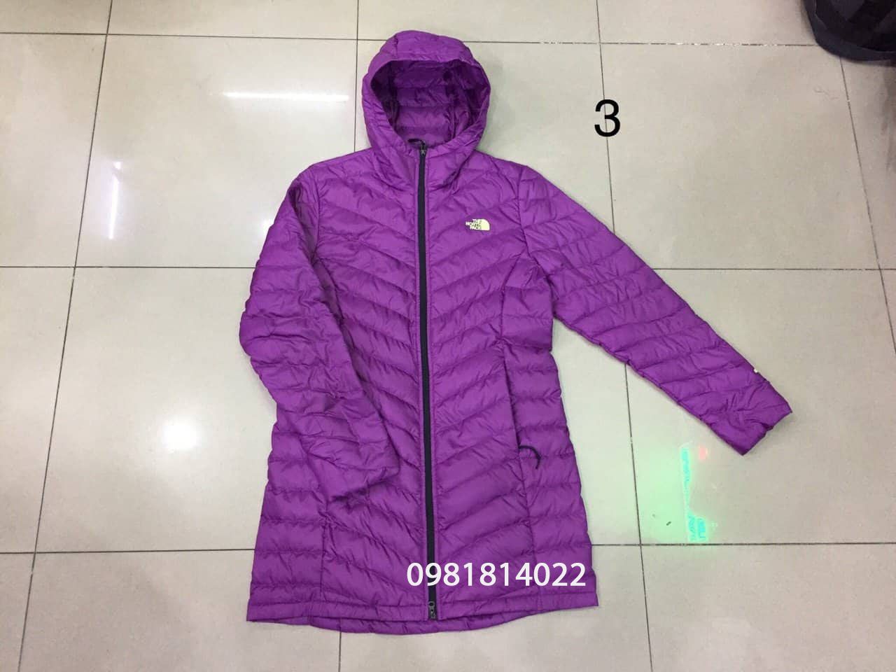  Áo khoac măng tô nữ The North Face lông vũ siêu nhẹ 