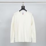  Áo thun tay dài nam nữ form slim fit Thom Browne 4-Bar 20216 Sweater chất vải len bông thiết kế tay áo kẻ sọc cao cấp 