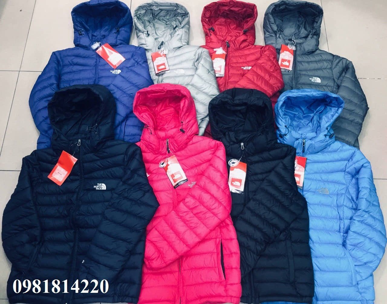  Áo khoác phao nữ The North Face siêu nhẹ gấp gọn 