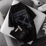  Áo thun tay ngắn unisex OFF-WHITE Áo phông tay ngắn nam nữ 100% cotton siêu thoáng mát 