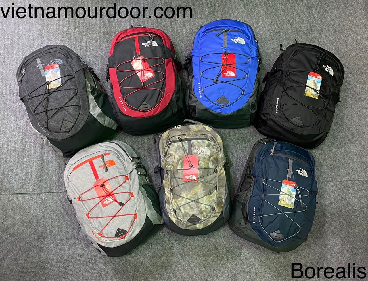  ⚡️ [ HÀNG XUẤT DƯ ] Balo Du Lịch The North Face Borealis - Balo laptop - Balo du lịch thời trang 