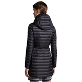 Áo Mangto MONCLER BARBEL Dáng Dài Nữ Mùa Đông Có Mủ - Thắt Lưng Thời Trang Chống Thấm Nước 