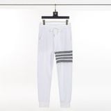  Quần jogger nam nữ form slim fit dáng Unisex Thom Browne 216 chất liệu nhung tăm mềm mại thiết kế kẻ sọc cực thời trang 