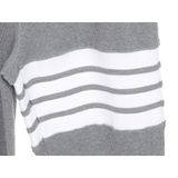  Quần jogger nam nữ form slim fit dáng Unisex Thom Browne 216 chất liệu nhung tăm mềm mại thiết kế kẻ sọc cực thời trang 