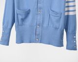  Áo Cardigan Tay Dài THOM BROWNE CASHMERE 4-BAR CLASSIC V-NECK CARDIGAN 