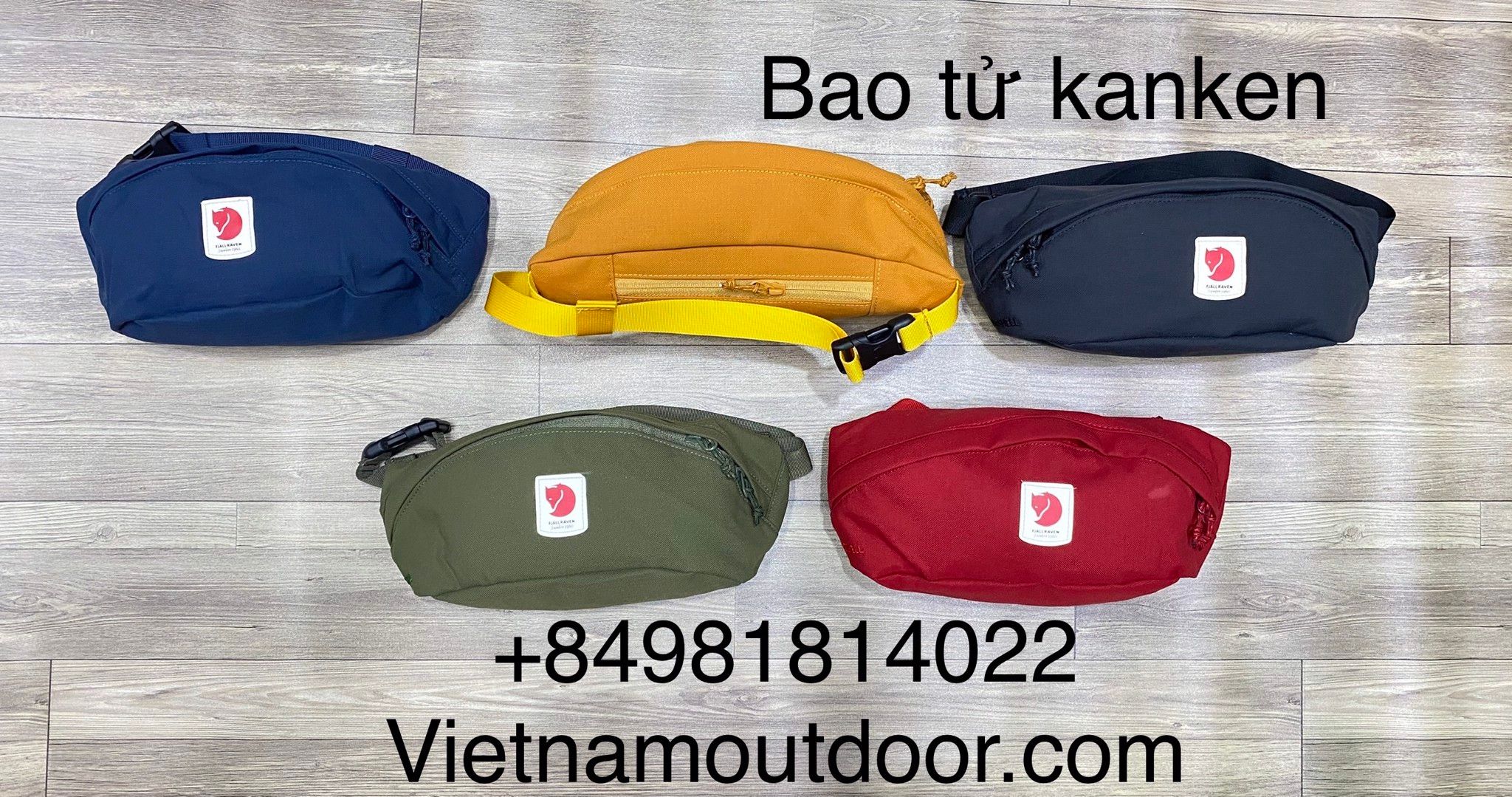  Túi đeo bụng kanken Fjallraven Ulvo Hip Pack Medi 