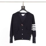  Áo Cardigan Tay Dài THOM BROWNE CASHMERE 4-BAR CLASSIC V-NECK CARDIGAN 