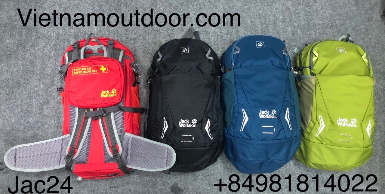  ⚡️ [ HÀNG XUẤT DƯ ]  Balo Jack Wolfskin Moab Jam 24 model  2021 - Balo phượt- Balo leo núi 