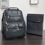  Balo Du Lịch TUMI ALPHA 3 BACKPACK LEATHER 9603173 Chống Thấm Nước Chính Hãng 