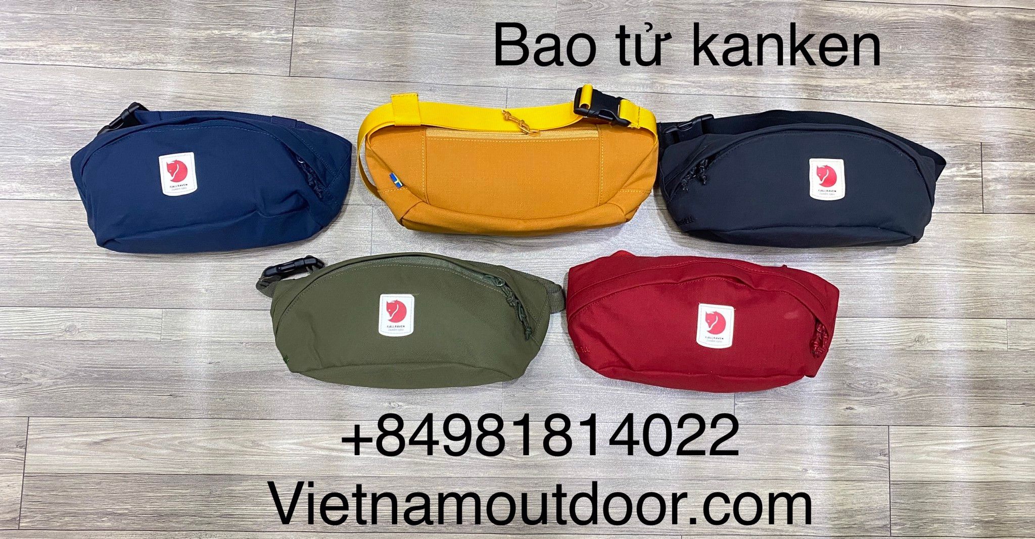  Túi đeo bụng kanken Fjallraven Ulvo Hip Pack Medi 