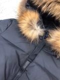  Áo Khoác Mangto Dáng Dài Lông Vũ Moncler Nữ Cổ Lông 